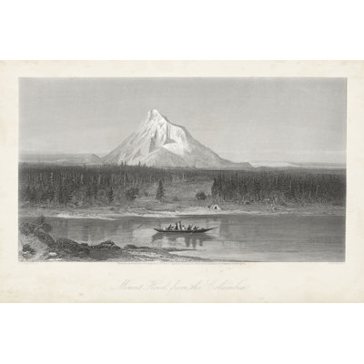 " Mount Hood From The Columbia " by William Cullen Bryant