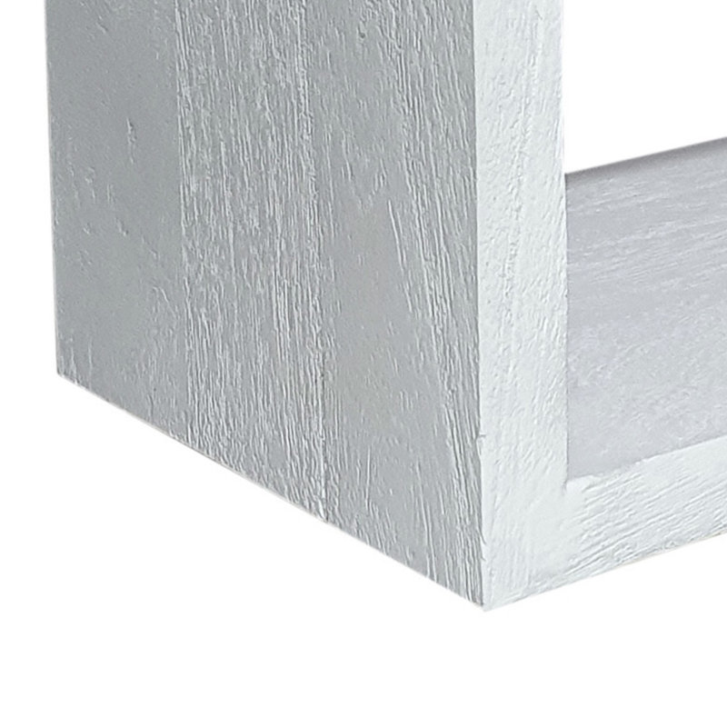 Kalthum Acacia Cube Shelf