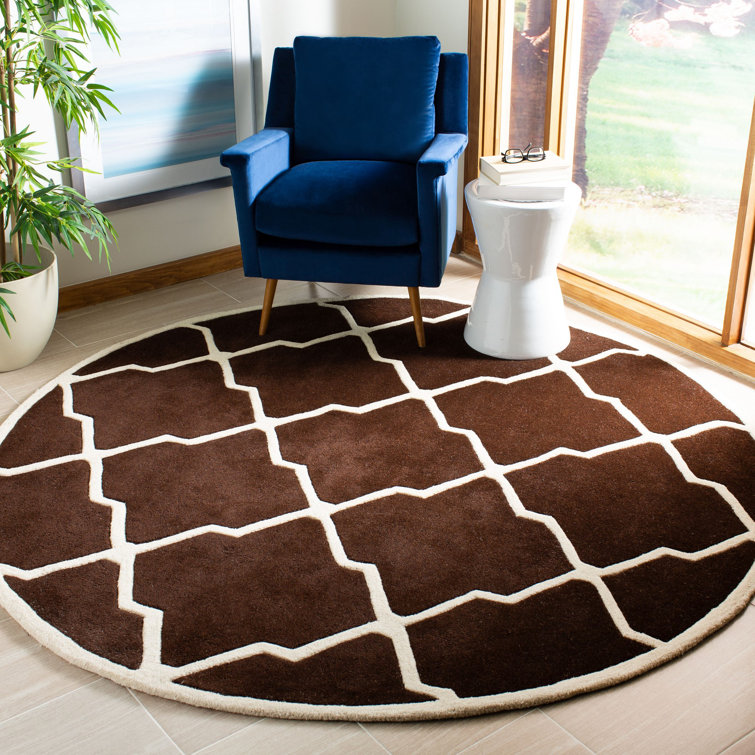 Carolene Hand Tufted Wool Geometric Rug