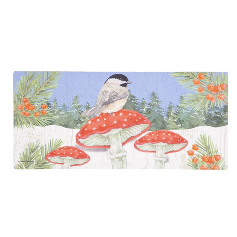 Tapis d'interrupteur Chickadee and Winter Sassafras