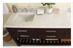 Priva 72" Double Bathroom Vanity Base Only
