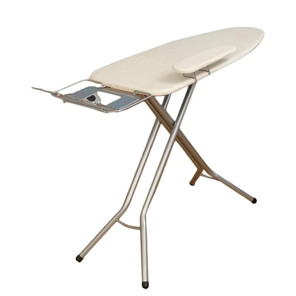 Xabitat Full Size Ironing Board 57 X 18 W/Wall Mount Hanger | Full Metal  Construction| Built in Iron Caddy | Heat & Scorch Resistant Fabric | Cord