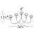 13.25'' H Tabletop Candelabra-28123737