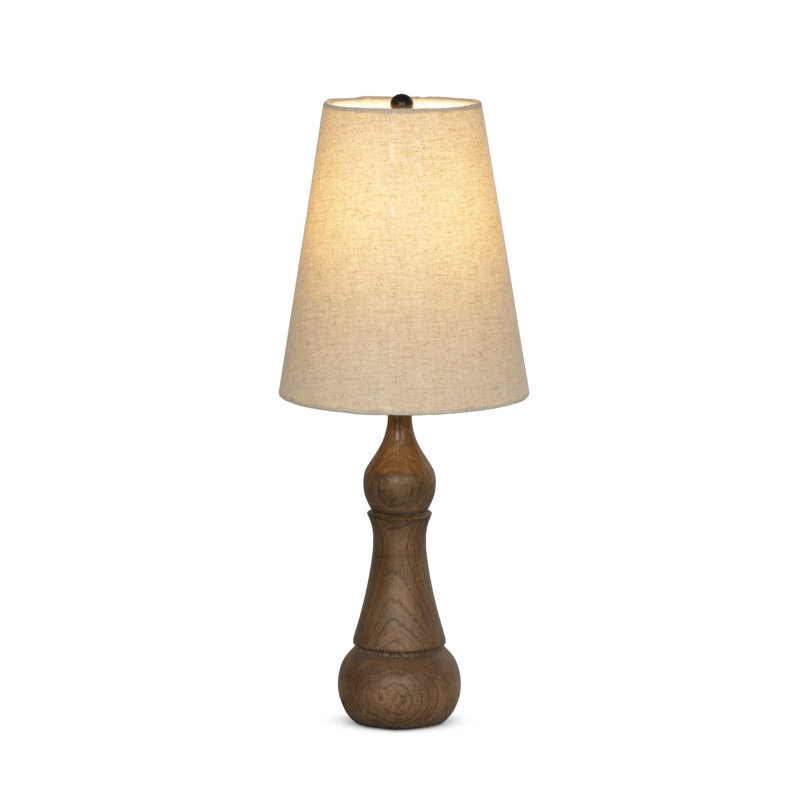 Santano Table Lamp-Fawn Oak