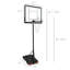 Panier de basketball portatif en métal à hauteur ajustable de 33 po Wewdigi (ballon inclus)