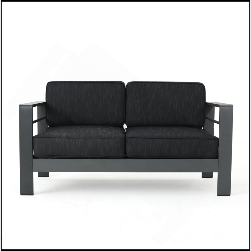 Cape Coral Kd Loveseat Grey, Gray, Dark Gray