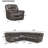 6- Piece Classic Soft Faux Leather Reclining Living Room Set-101798211