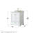 Deborah 30'' Single Bathroom Vanity with Marble Top-97691873