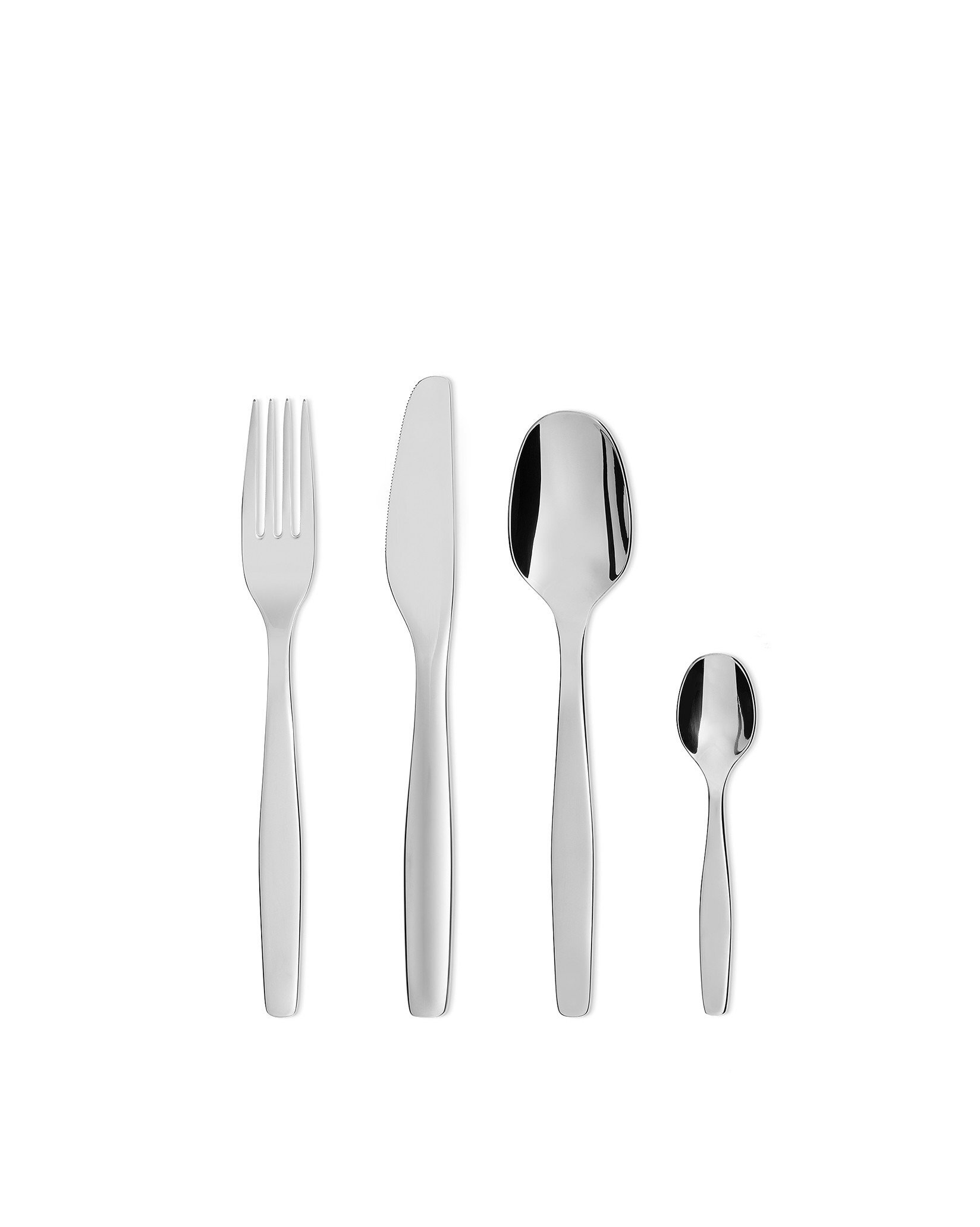 Black Silverware Set, Avalon 24 Piece Flatware Set