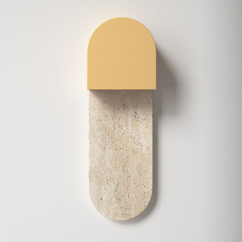Fintan 1 Light Wall Sconce, Aged Brass