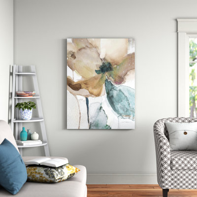Aquarelle de coquelicot I - impression sur toile tendue