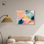 «Colors Overlap I», reproduction d'art sur toile par Art Remedy, cadre doré, 20 x 16