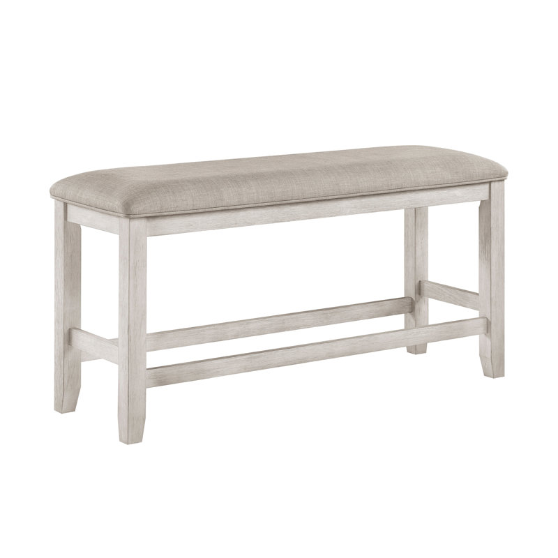 Banc de salle à manger à hauteur de comptoir Modern, H 25,5 po x L 48 po x P 16,5 po