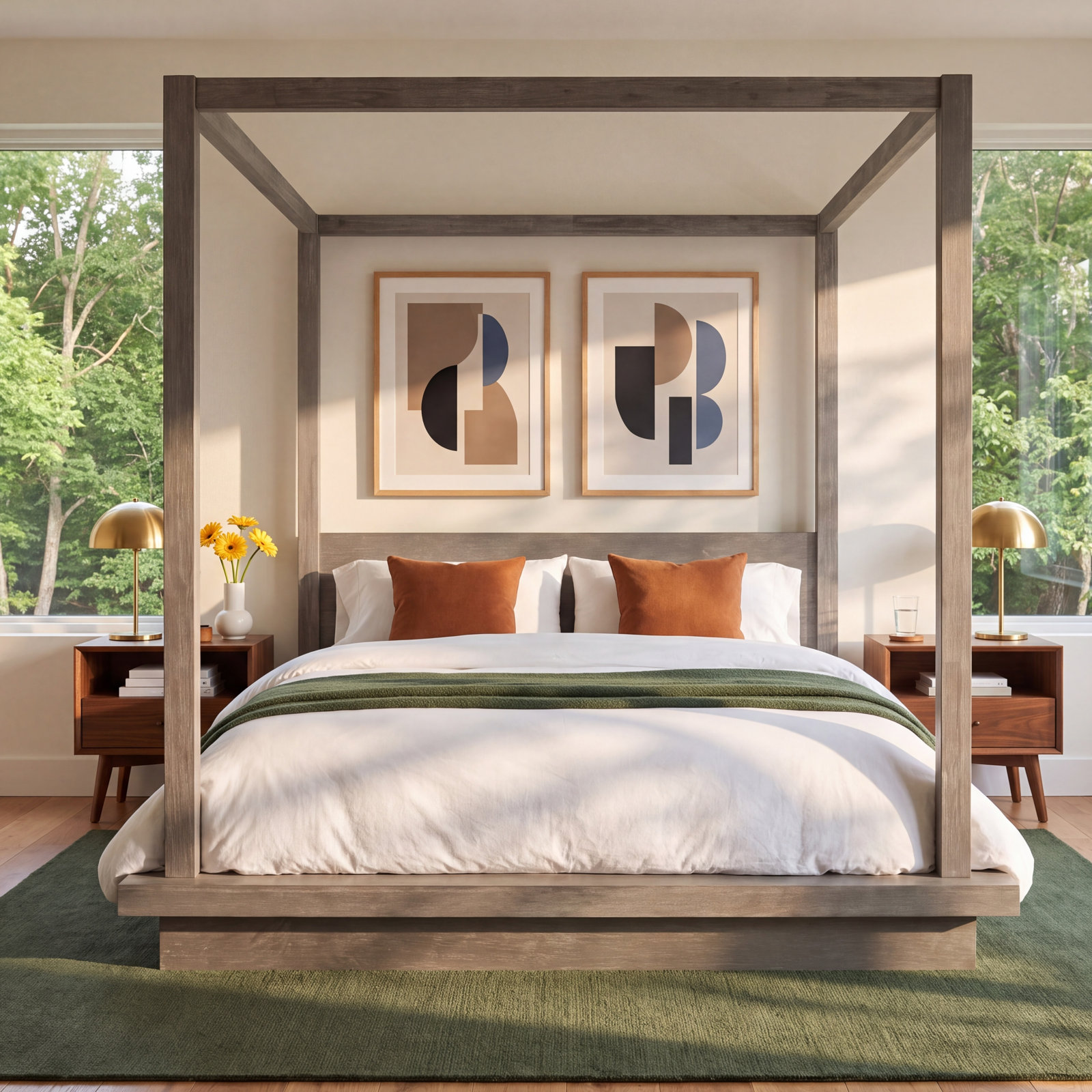 Monae Canopy Bed, California King