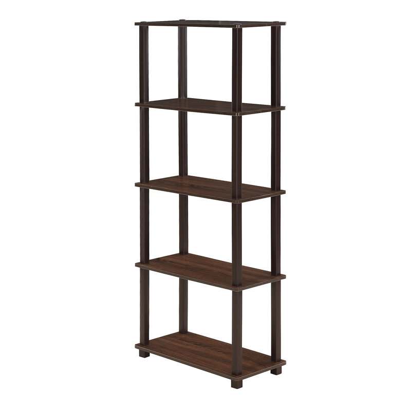 Maxine 59.9 cm W Shelving Unit, Walnut/Brown