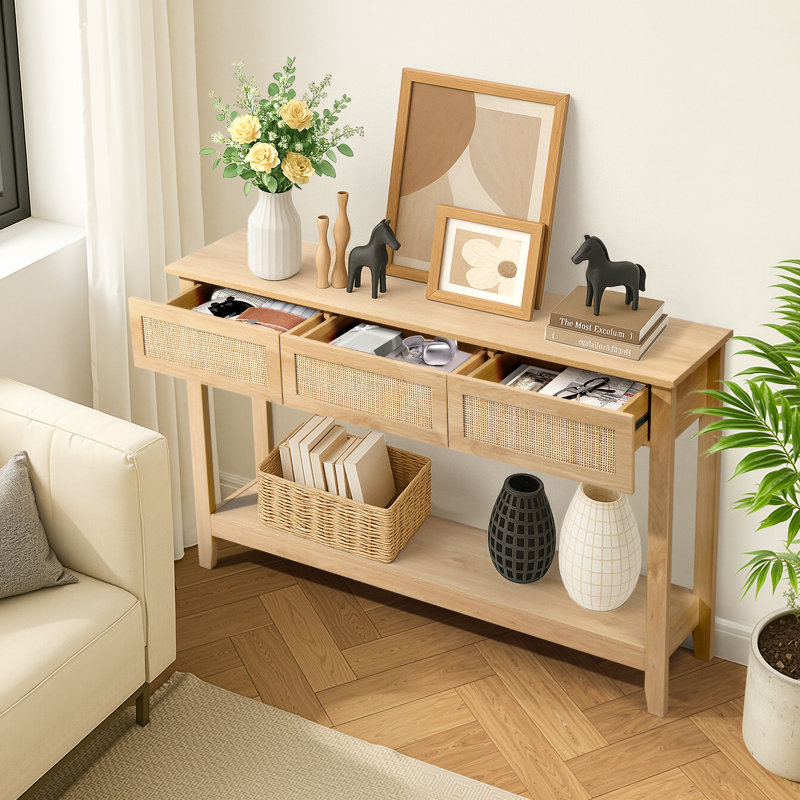 Console 3 tiroirs Boho