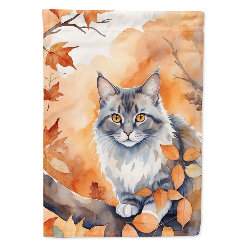 Chat en feuilles d'automne, Australian Mist