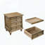Tablette cachée 4 tiroirs Farmhouse Nightstands-226149797