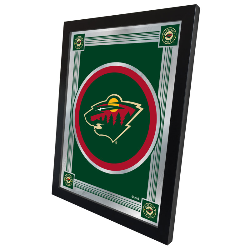 « logo mirror », impression encadrée NHL, Minnesota Wild