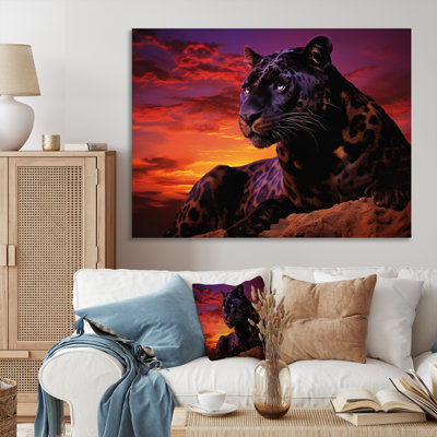 Blashford " Orange Purple Panther Against The Horizon I "
