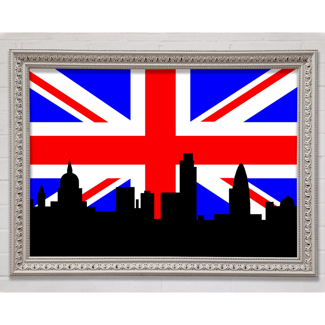 London City Great British Flag - Einzelner Bilderrahmen Kunstdrucke