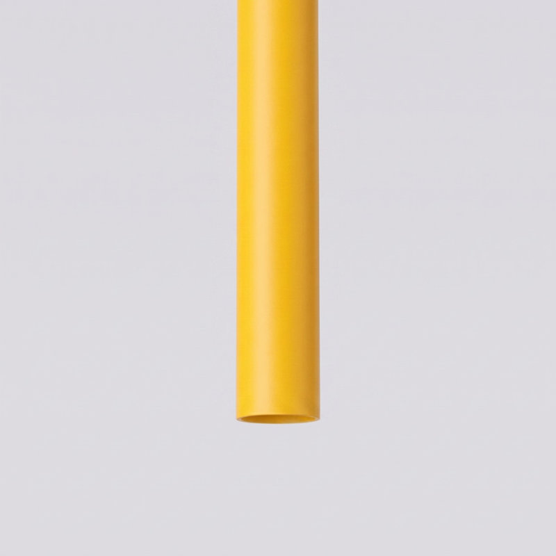 Pendant lamp Berthile 1 gold, 19,5x19,5x115 cm, Yellow, 3 Lights