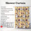 Rideau de douche 1 pièce Sweet Paws-302622996