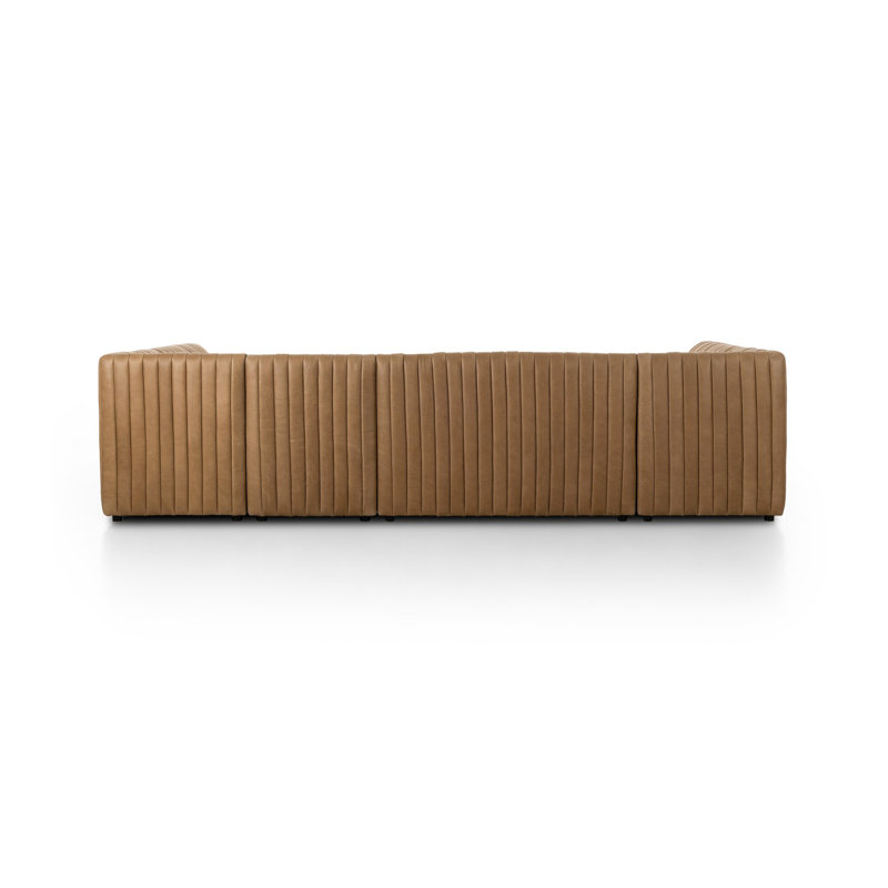 Augustine Dining Banquette U Shape -Palermo Drift, 31.5" H x 119.5" W x 66.5" D