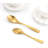Matte Gold Silverware Set