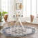 Antwian Traditional Boho Dark Blue Area Rug