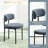 Round Modern Upholstered Kitchen Chairs