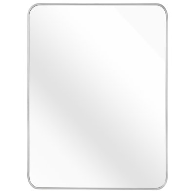Miroir mural argenté 30X40