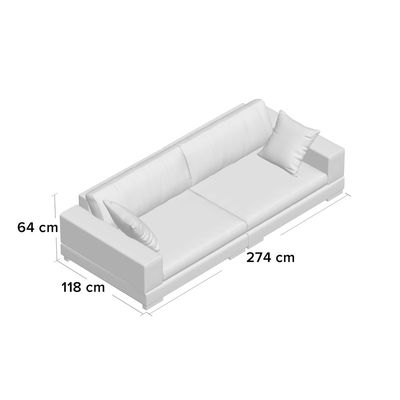 Selby Sofa, Yellow