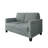 Velvet Upholstered Loveseat-1613732212