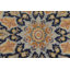 Tapis rétro en laine 8 x 11