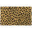 Leopard Black Animal Print Doormat