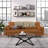 Geo 84 inch Genuine Leather Sofa-213418954