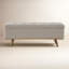 Banc de rangement de 46 po Davina