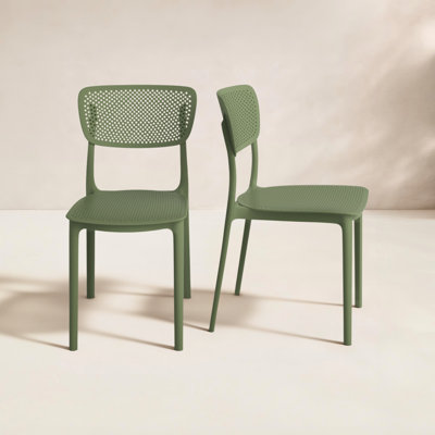 Farrah Stacking Patio Dining Side Chair