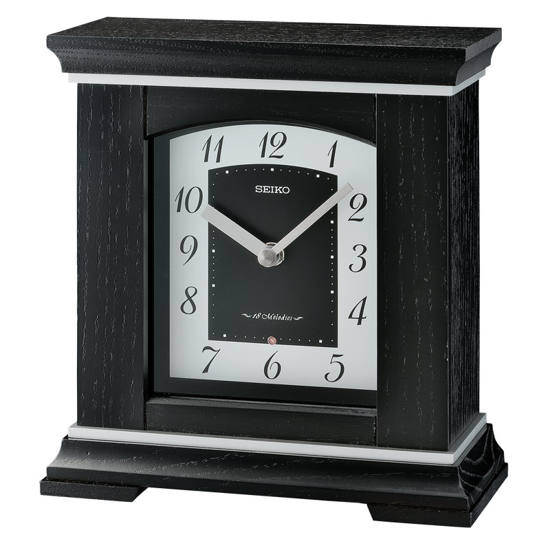 QXW249KLH Mantel Clock, Black