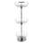 Three Tier Revolving Shoe Tree Orgainzer Rack With Chrome Finish