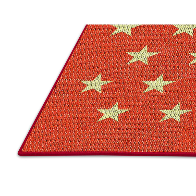 Rouge Tapis décoratif Schechter, Rectangle 2 pi x 5 pi