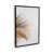 Satin Black Floater Framed
