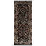 Traditional One-of-a-Kind Rectangle 2'6" X 6'2" Hand Knotted Area Rug