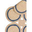 Geometric Cotton Hand Knotted Indoor / Outdoor Area Rug-594948583