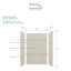 Paroi de douche à 3 panneaux l 48 po x P 36 po Expressions-1387632483-1460730451