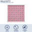 Le bloc-notes Hello Kitty de 12 po x 12 po avec cadre en panneau de fibres à densité moyenne comprend 145 caractères