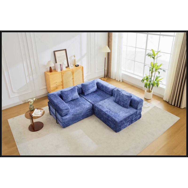 Compression Sofa, Dark Blue