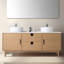 Ensemble de meuble-lavabo double 72 po avec plateau en quartz Antonina-117379034