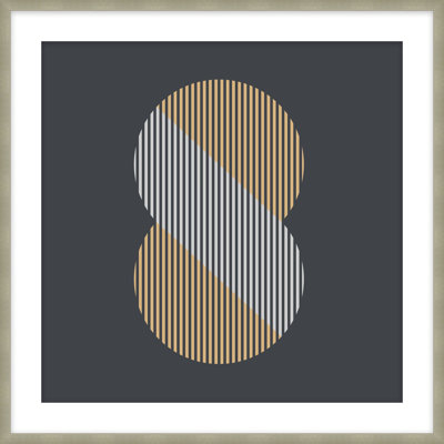 Works In Linear 1 Framed Print